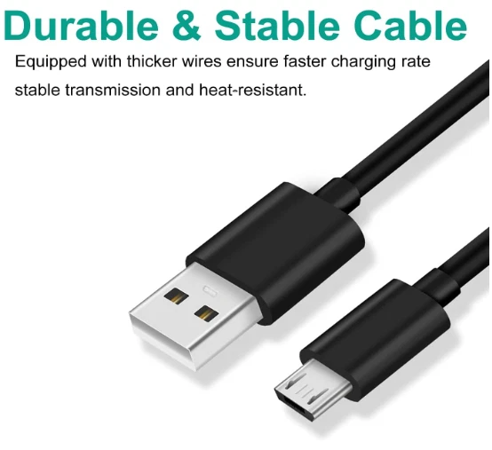 Fast Charging Charger Micro USB Lead Cable 1M 2M 3M USB Lead For Samsung Galaxy - Image 3 of 4