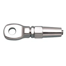 STAINLESS QUICK ATTACH EYE, 3/8", 316 SS