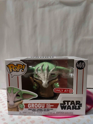Funko Pop! #469 Grogu with Chowder Squid - Target Exclusive - Star Wars - in box