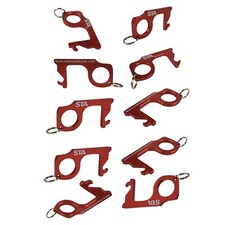 10Pcs Contactless Keychain Portable Key Door Opener Handheld Keychain Touchless