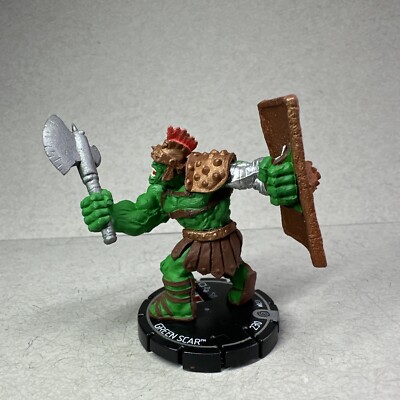 Heroclix Mutations and Monsters Set Green Scar #033 Rare Figur ohne Karte 