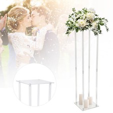 Clear Acrylic Flower Stand 39 Tall Column Vase Centerpieces Wedding Decoration