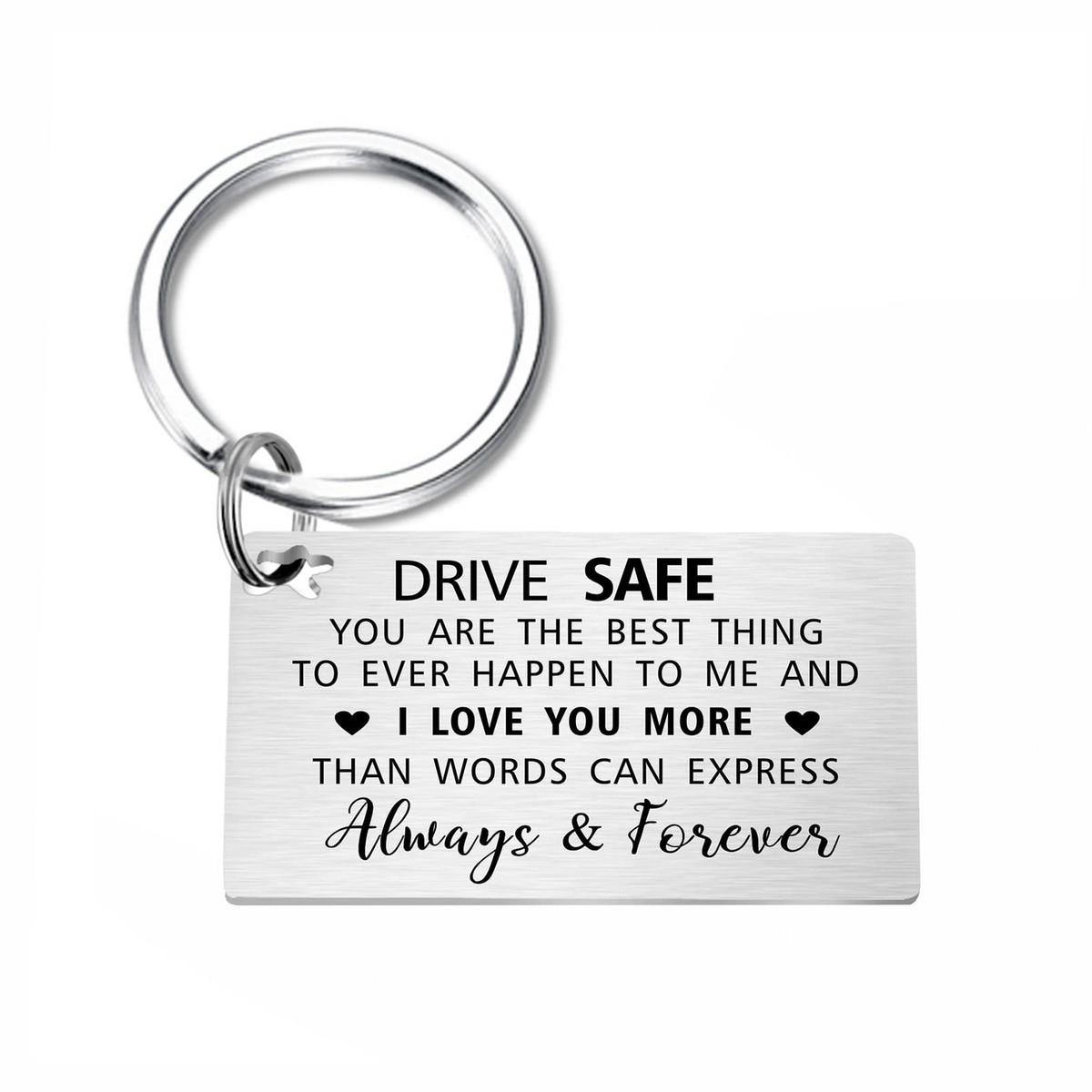 Drive Safe Keychain for Boyfriend Boyfriend Gifts for Christmas