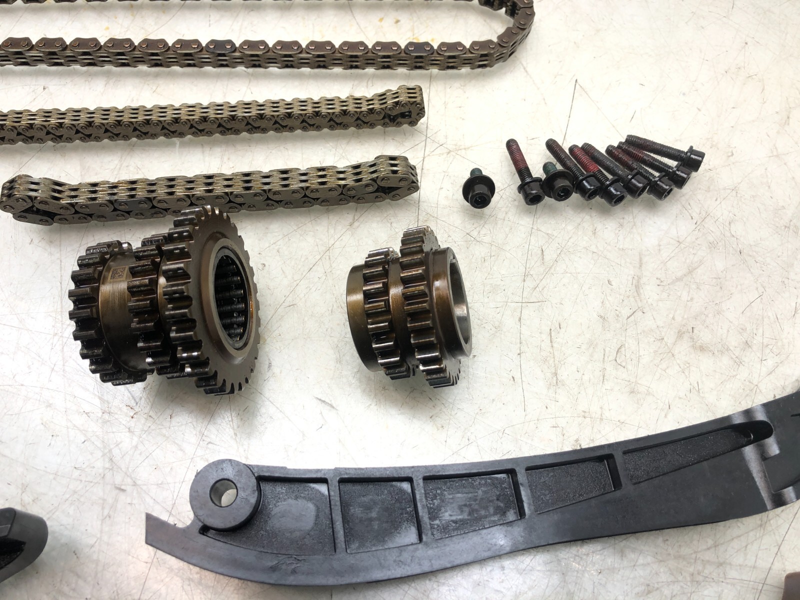 2014-2019 MASERATI GHIBLI SQ4 3.0L V6 ENGINE TIMING CHAIN KIT SET OEM.