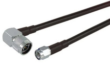 LMR-400 Times Coaxial Cable N Type male Right angle to SMA male