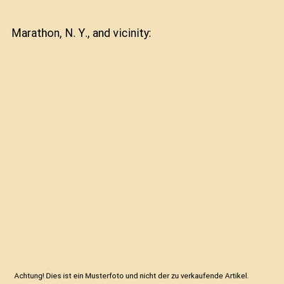 Marathon, N. Y., and vicinity, E. L. Welch