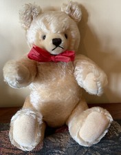 Steiff Teddybear 16  Mohair Blond Mask Face