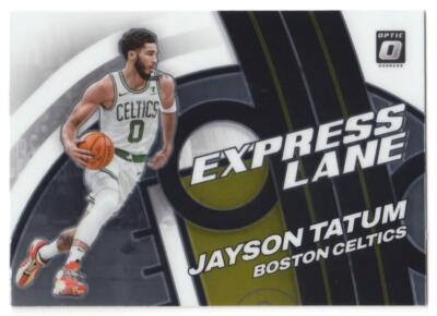 Jayson Tatum 2021-22 Donruss Optic Express Lane #23 Celtics