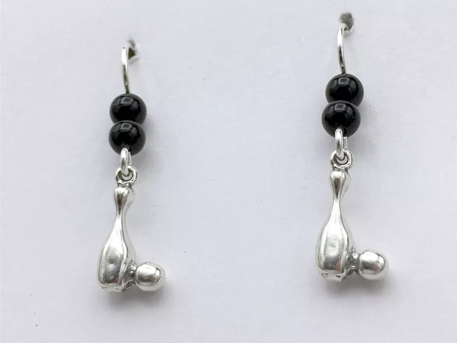 Bowling pin earrings sale