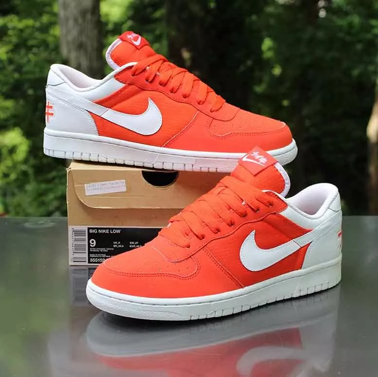 Nike Big Low Men's Size 9 KataKana Pack Orange 2009 Release 355152-811 | eBay