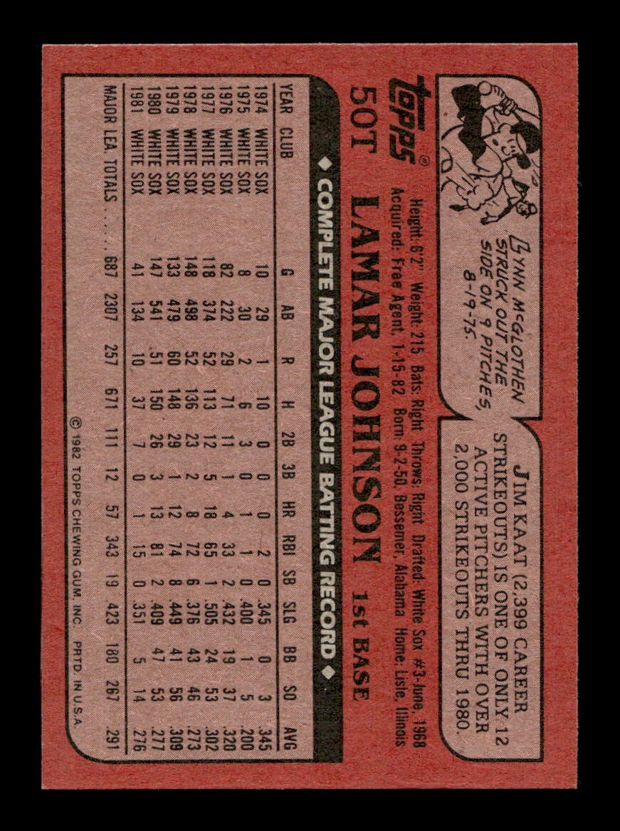 1982 Topps Traded 1-132 EX-MT/NM Pick From List All PICTURED - Picture 305 of 501