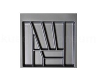 Besteckeinsatz Silbergrau 60 Besteckkasten Besteckeinteilung Besteckunterteilung