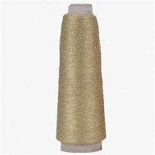 GlimmerGlow 3270 Yards: Lustrous Lurex Gold Sparkle Metallic Thread - Perfect fo
