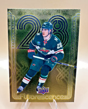 Liam Ohgren 2024-25 UD Series 2 Fluorescence GOLD Parallel Rookie /150 Minnesota