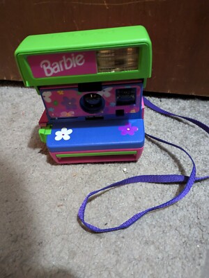 Barbie Retro Floral Edition Polaroid One Step 600 Instant Camera  Untested