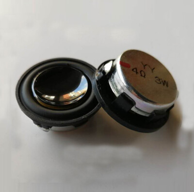 2pcs 1''inch Round 28MM 4Ω 3W Full frequency Speaker Loudspeaker bass Audio Parts