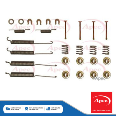 Fits Mitsubishi L200 L400 2.4 D 2.5 TD Brake Shoes Fitting Kit Rear Apec