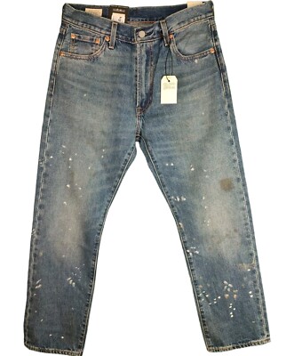 Levis 551Z Logo Authentic Straight Denim Jeans Hose Größe W30 L30 UVP 120£