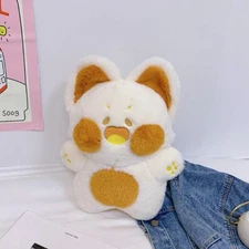 55cm Dudu Cat Plush Toys For Kids Soft Fox Stuffed Animal Plushie Doll Kitten C
