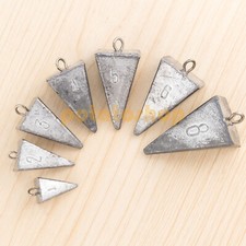 5pcs Weights Sinkers Sea Fishing Quick Drop Pyramid 24g-230g Sea Boat Rig Making