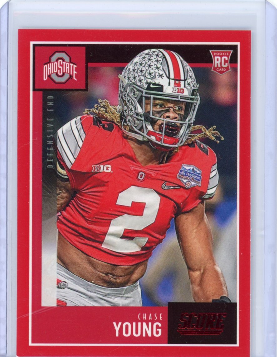 Chase Young Panini Score #338 Red