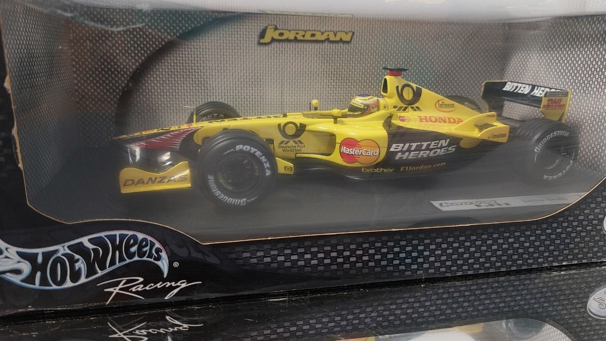 Hot Wheels Formula1 F1 Jordan EJ11 Jarno Trulli 1:18 In Box