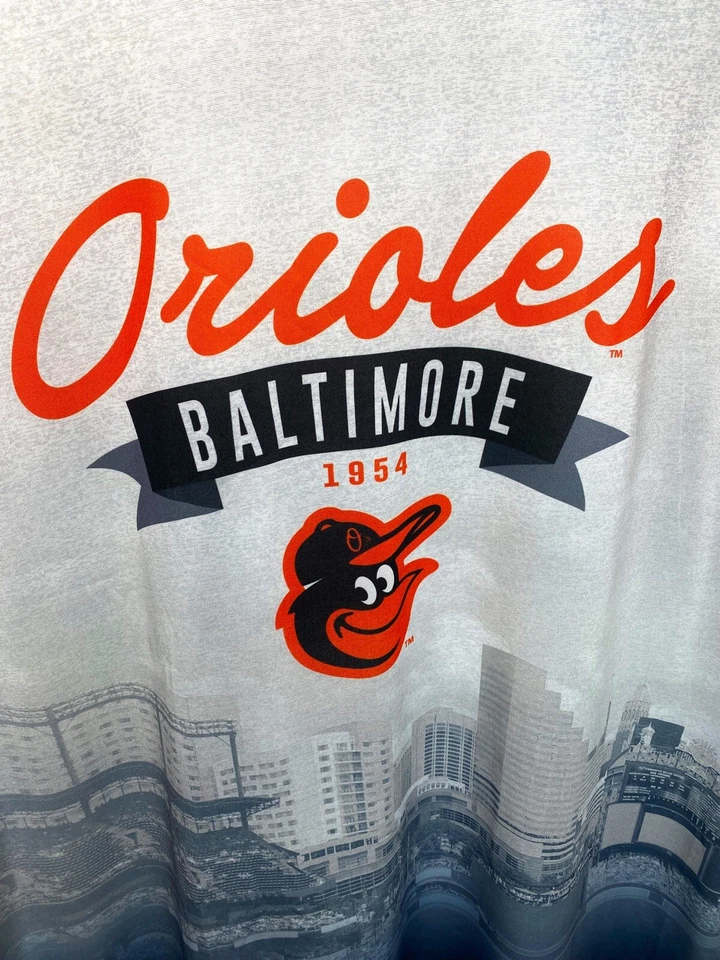 Baltimore ORIOLES Béisbol ⚾️Estadio Atlético Oficial MLB 🏟 Camisa Para Hombre LG NUEVO Foto 4 de 4