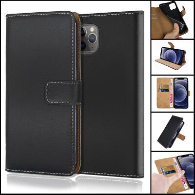Handy Tasche für iPhone 14 13 12 11 Pro Max Schutz Hülle Flip Cover Book Case