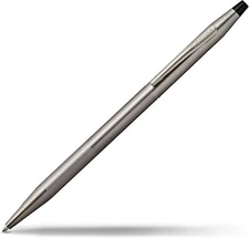 Cross Classic Century Refillable Ballpoint Pen Medium Titanium Grey Micro-Knurl