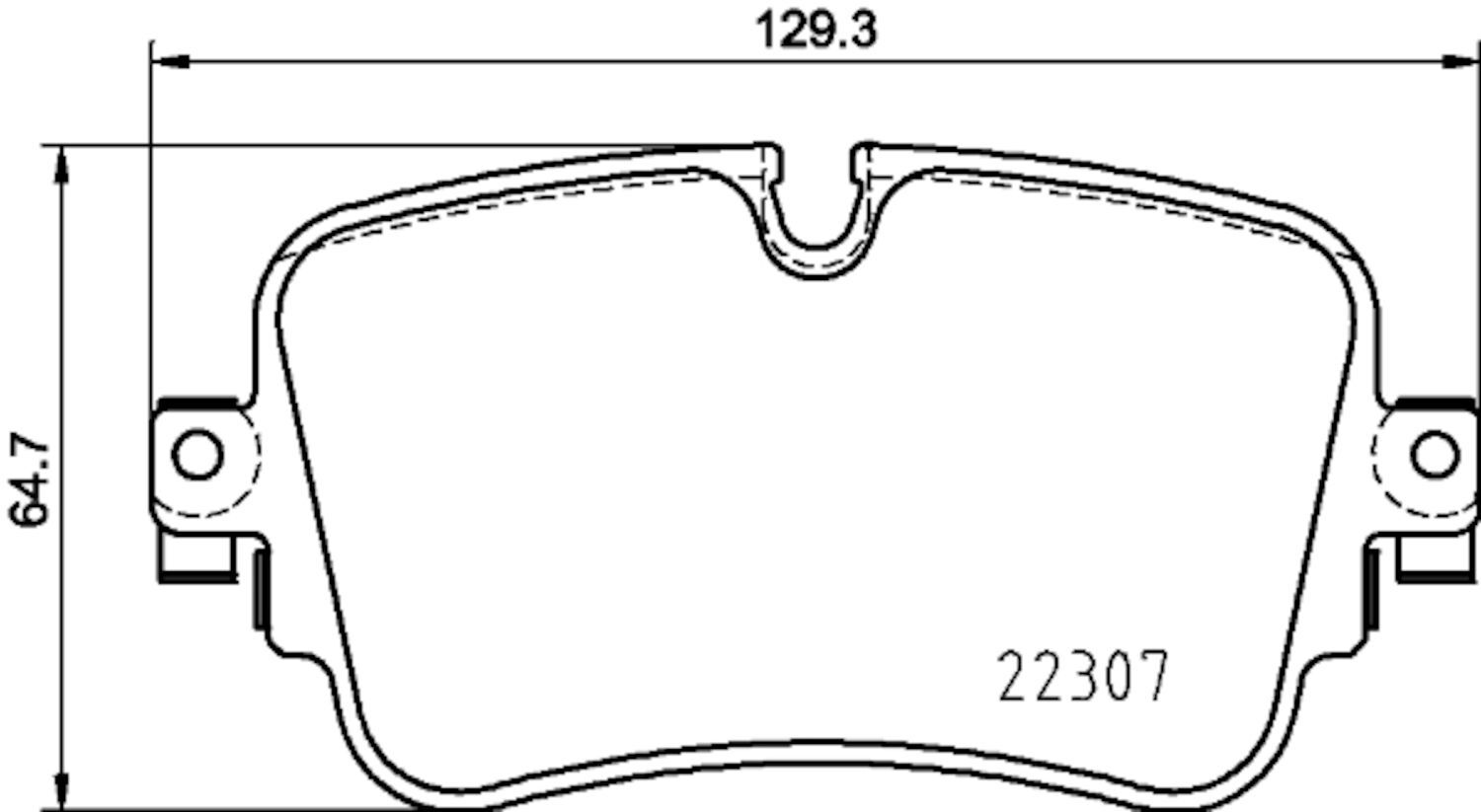 Hella Pagid 355025681 Disc Brake Pad Set For Select 17-21 Audi 