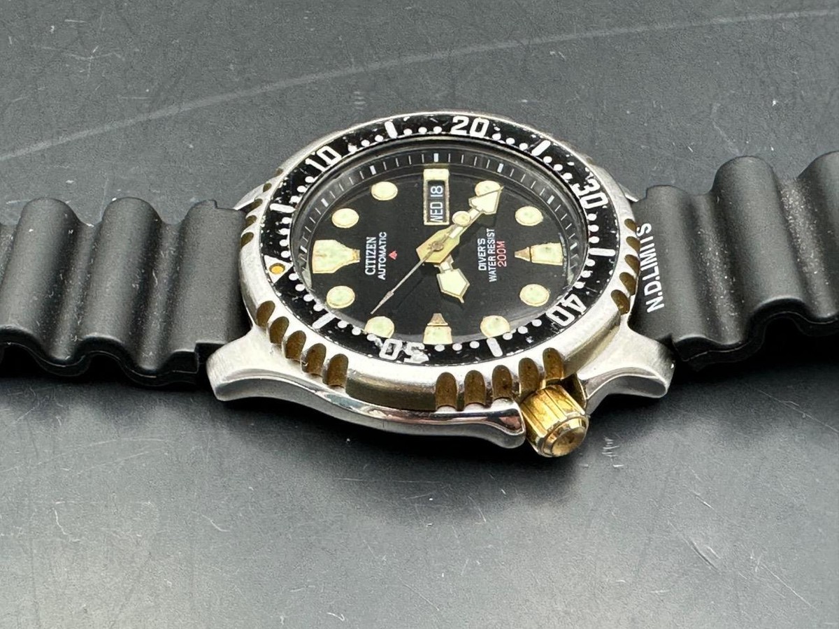 CITIZEN REF 8203-824407 LEFTY 200m JDM Diver Watch. | eBay