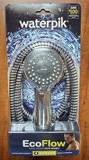 Waterpik EcoFlow Chrome 4 settings Handheld Showerhead 1.6 gpm VBE-453