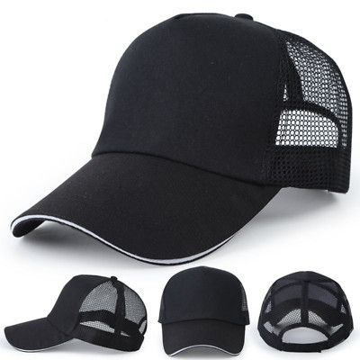Sandwich Net Cap Basecap Baseballkappe 5 PANEL Mütze Verstellbare Herren Damen
