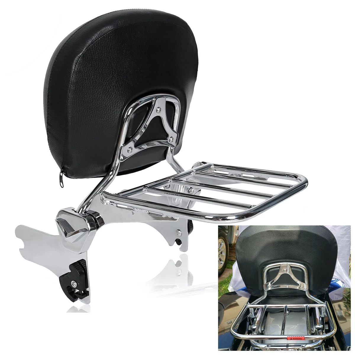 Electra glide backrest outlet