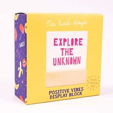 Positive Vibes Display Block