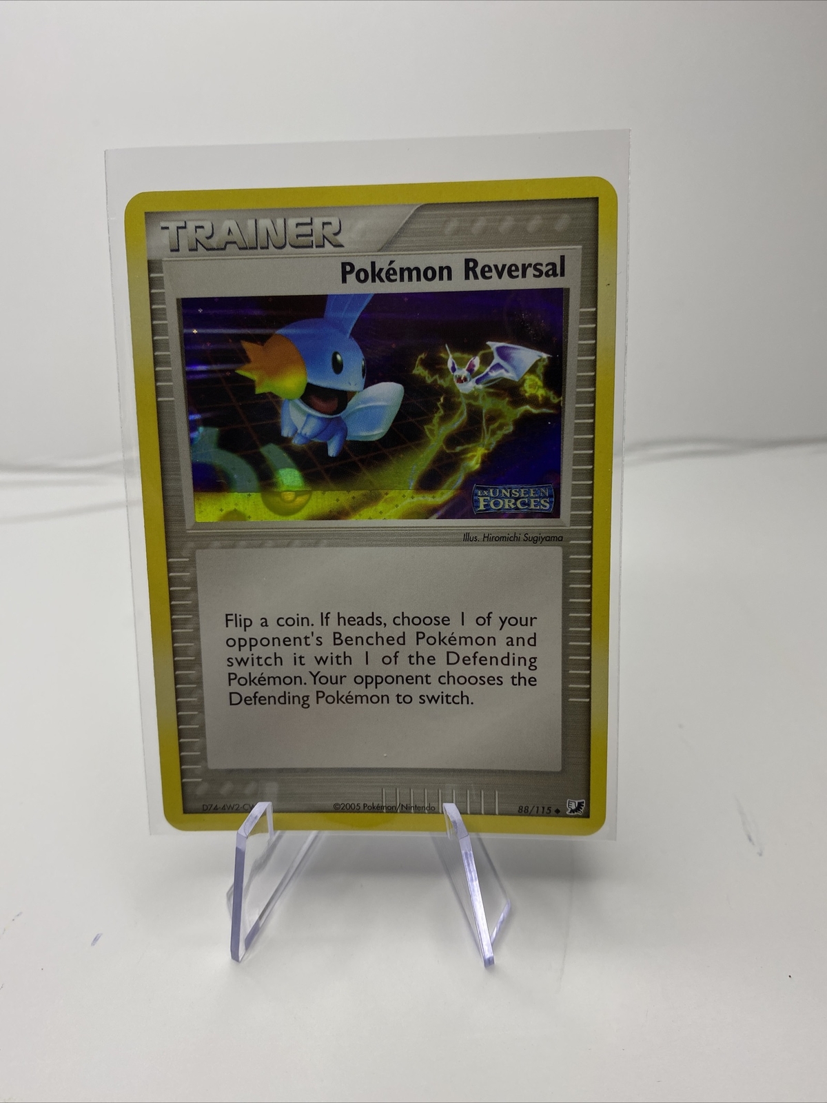 Pokemon Reversal Holo Uncommon Stamped Trainer Card EX Unseen Forces 88/115 NM