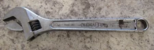Vintage Diamond Tool & Horseshoe Diamalloy 10" Forged Adjustable Crescent Wrench