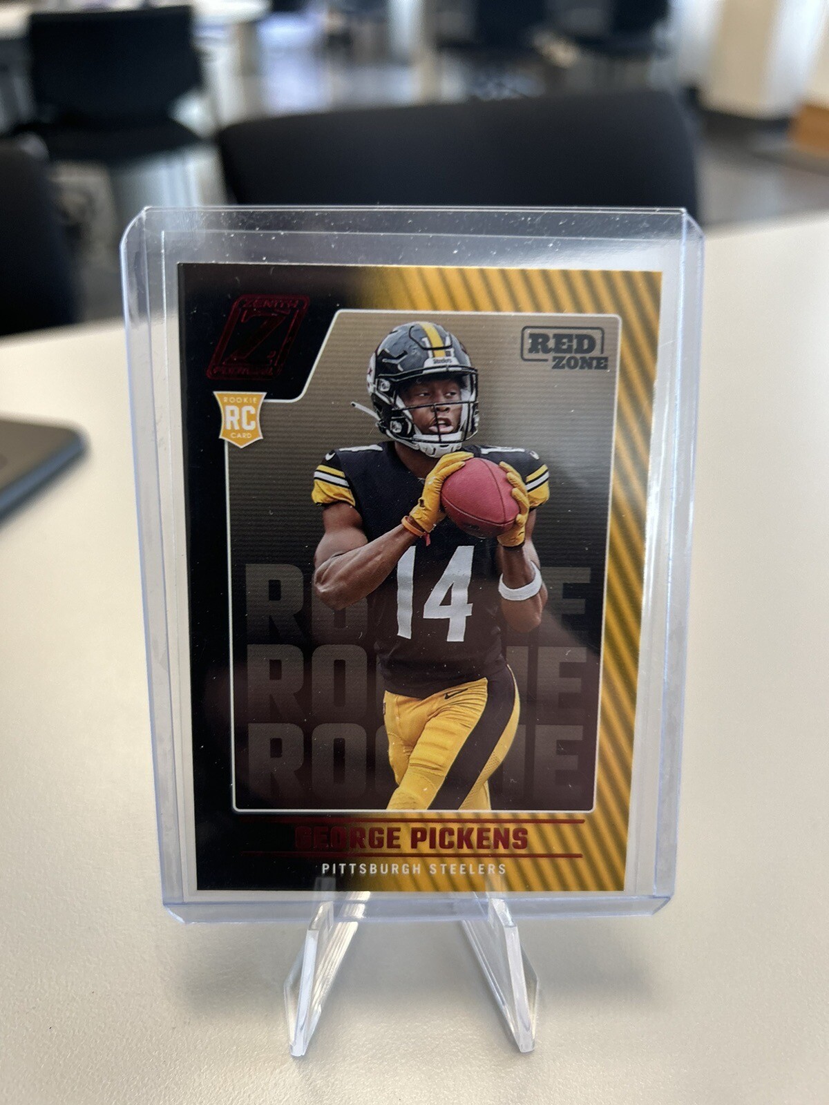 George Pickens RC 2022 Panini Zenith - Rookies Red Zone #123