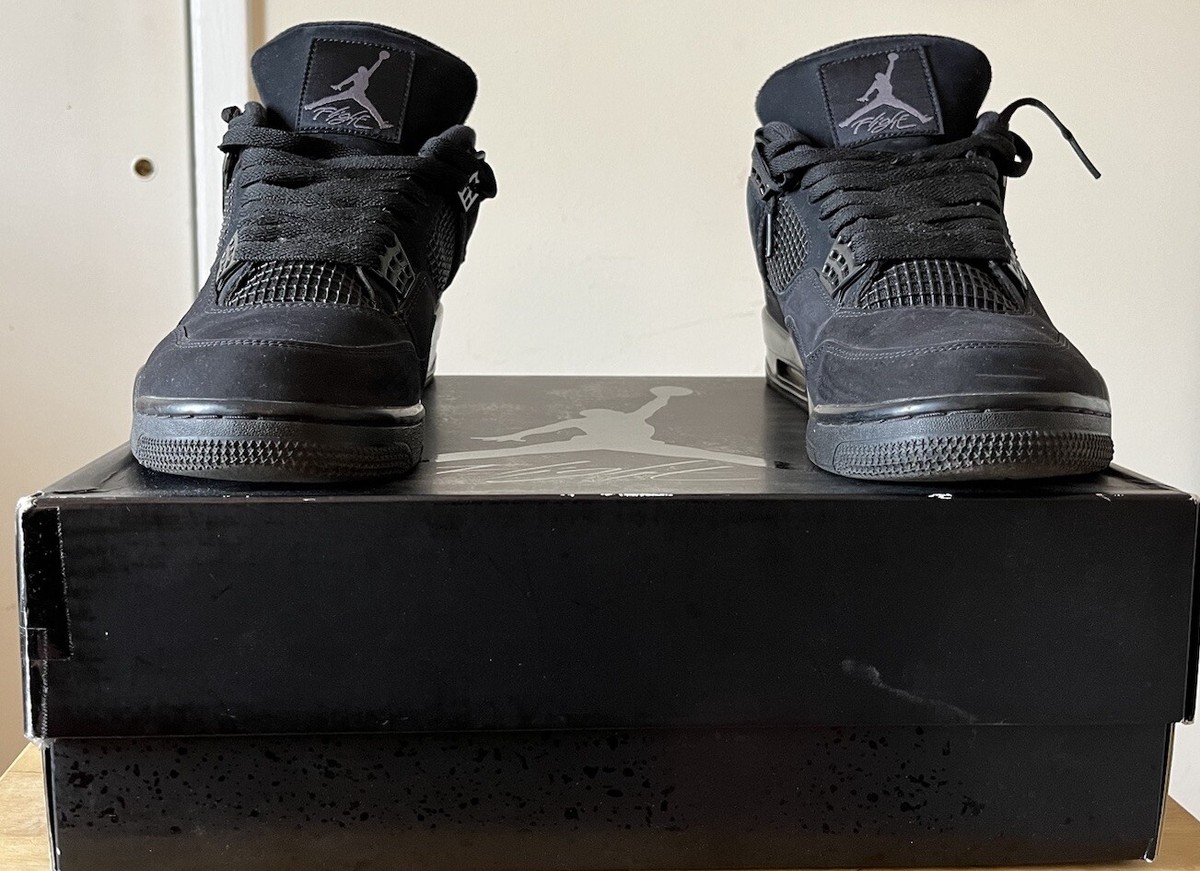 Air Jordan 4 Retro Black Cat - Men Size 11.5 US View 3