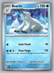 Beartic 054/197 Obsidian Flames Uncommon