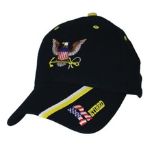 U.S. Navy Retired Hat / USN Insignia Navy Blue Baseball Cap