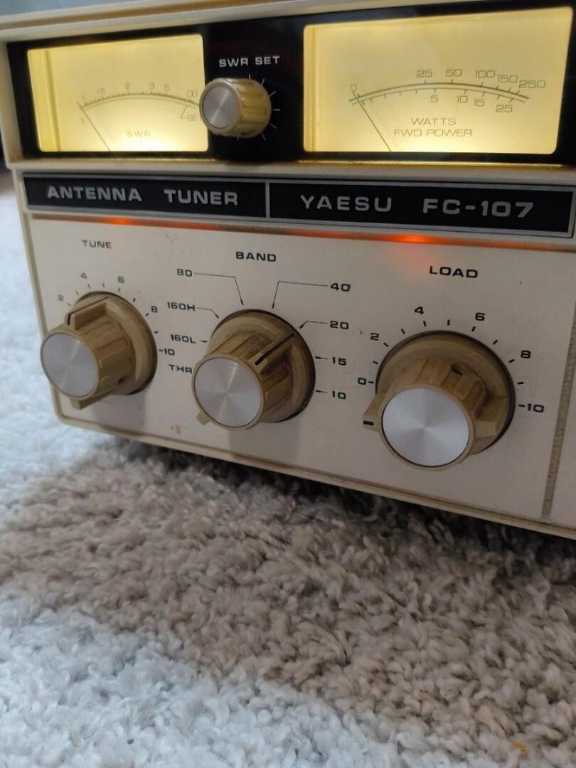 YAESU FC-107 アンテナチューナー Yaesu FC-107 Antenna tuner Ham Radio Working | eBay