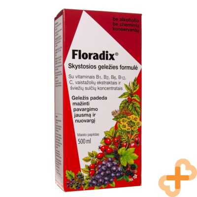 Floradix Liquid Eisen Getränk Nahrungsergänzung Vitamine Mineralien 500 ML