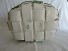 Italian Ancora Ceramic Pottery Woven Design Basket with Painted Floral Motif — photo 6