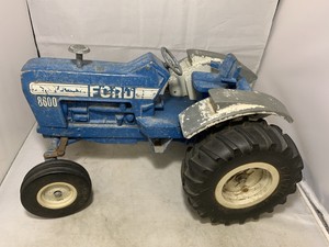 tractor azul juguete