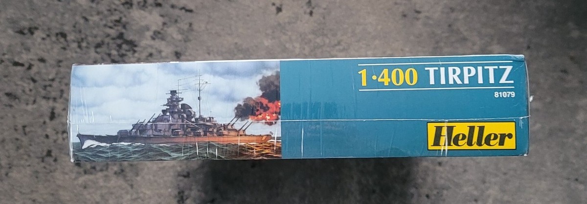 Heller　81079　1/400　TIRPITZ　ティルピッツ　ジャンク Vintage Heller 1/400 German Battleship Tirpitz 81079 sealed