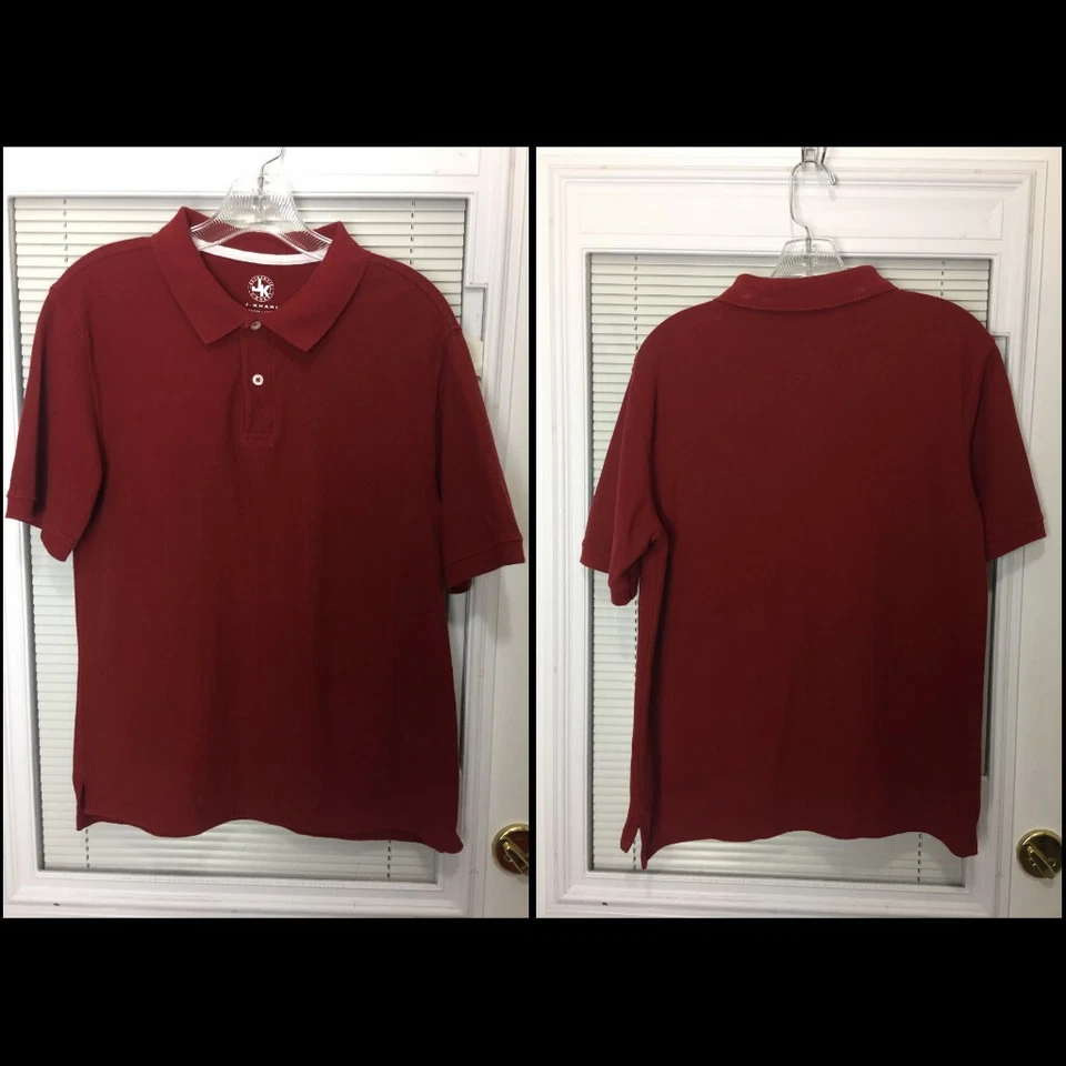 Lot of 4 J. Khaki Boy's Youth Red, Blue's & Green Polo Shirts Size XL RN 31104 - Image 2 of 4