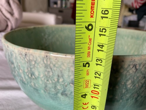 NWOT Anthropologie Old Havana Mint green Round large Serving Bowl 11 3/4" - Picture 5 of 6