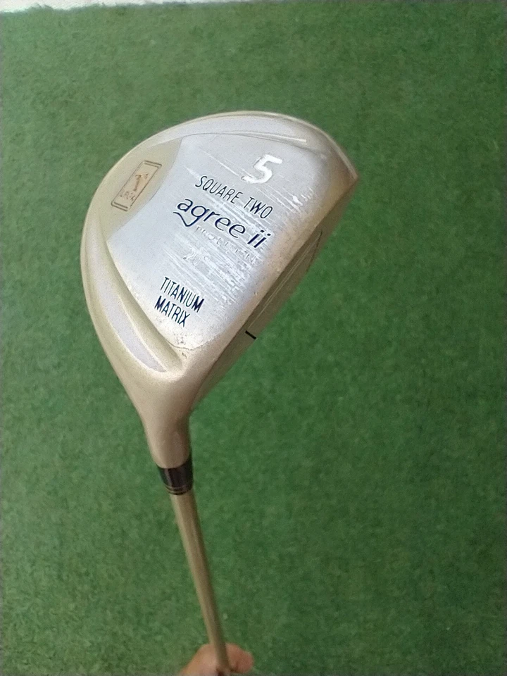 SQUARE TWO AGREE II WOMEN'S LPGA PRO # 5 WOOD 20* TITANIUM RH 42" STEEL SHAFT - Image 2 of 4
