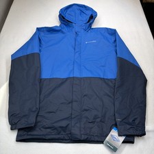 Columbia Boys  Hikebound II Rain Jacket Blue Size XL NWT